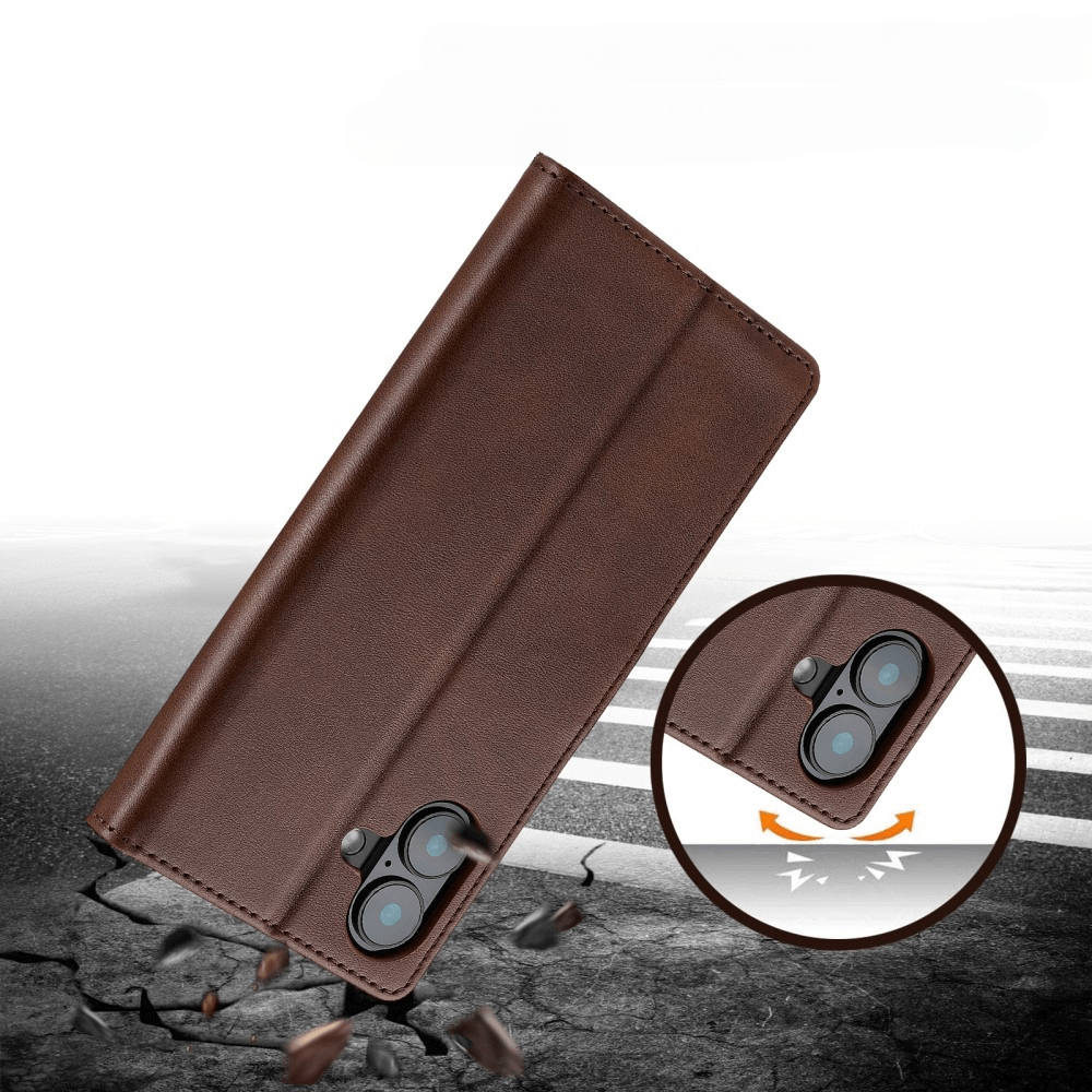 iPhone 16 - LC.IMEEKE Custodia in pelle