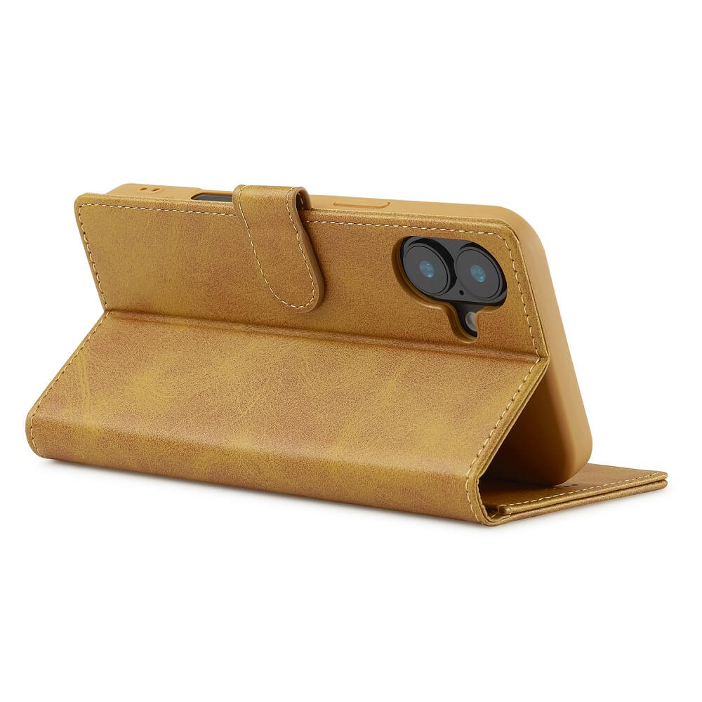 iPhone 16 - LC.IMEEKE Custodia in pelle