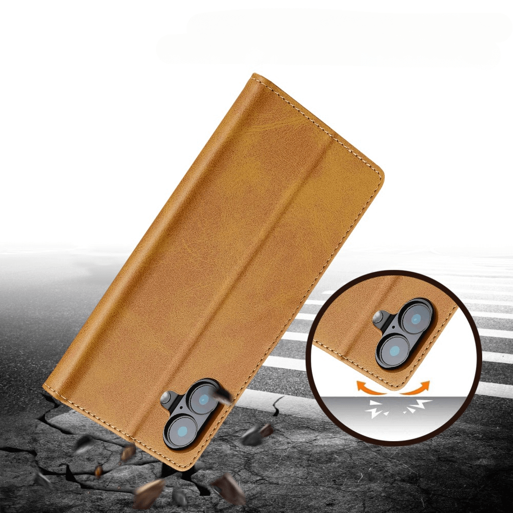 iPhone 16 - LC.IMEEKE Custodia in pelle