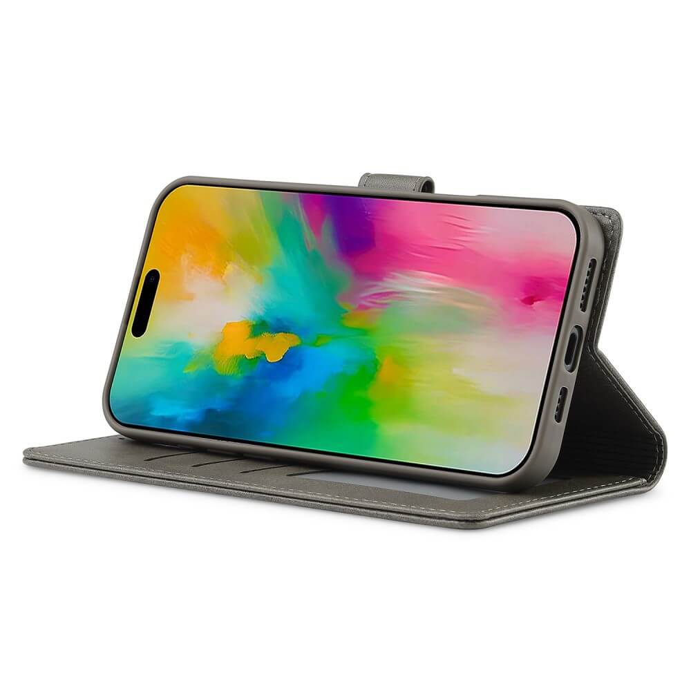 iPhone 16 - LC.IMEEKE Custodia in pelle