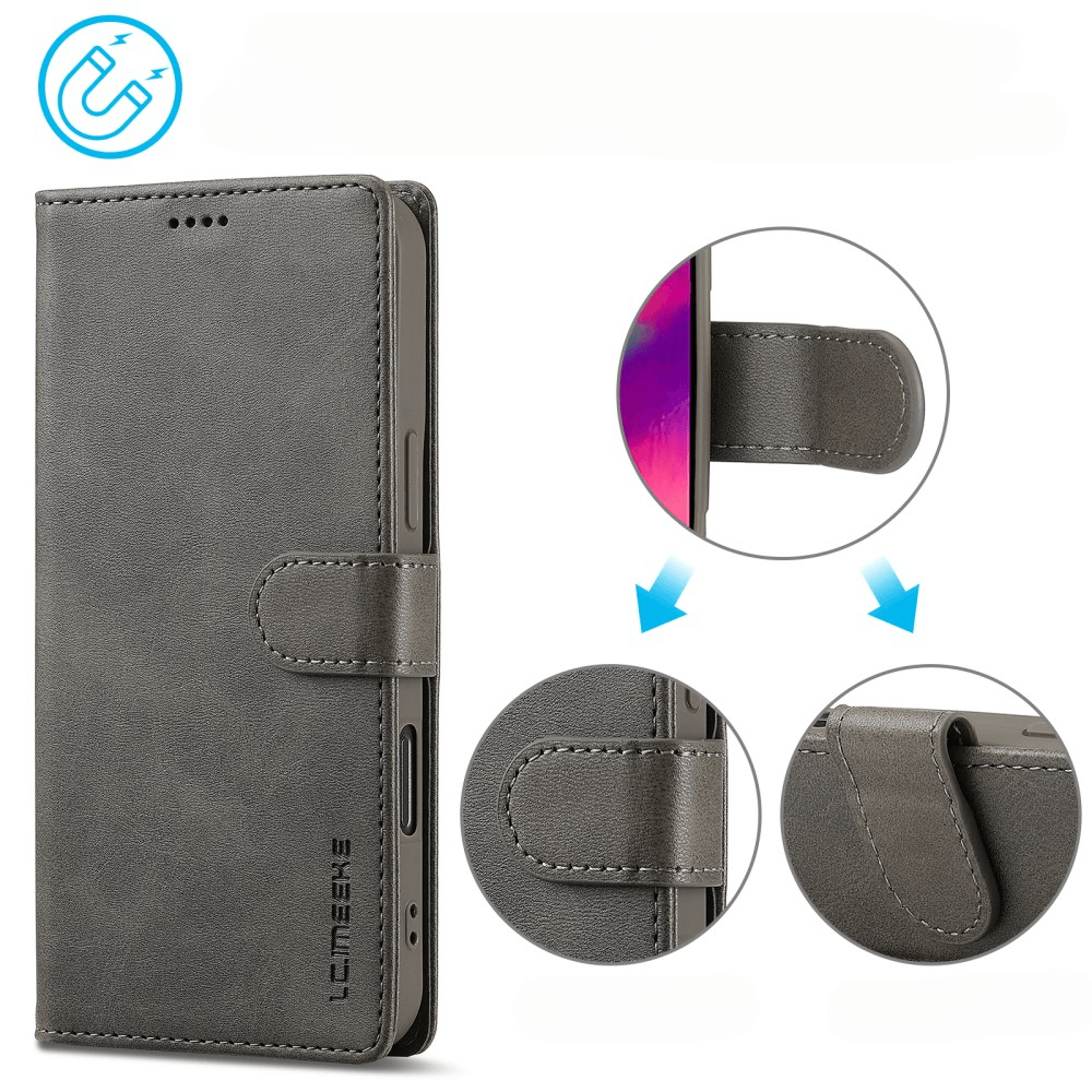 iPhone 16 - LC.IMEEKE Custodia in pelle