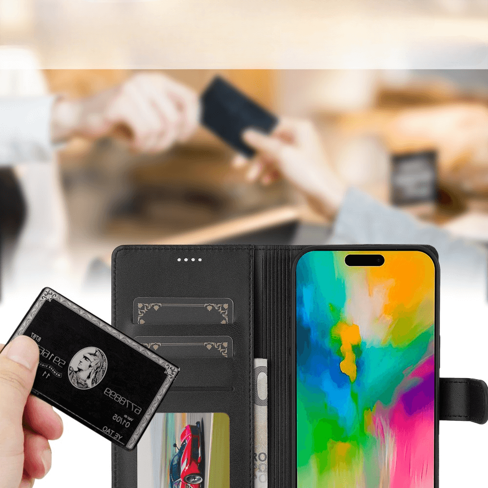 iPhone 16 Plus - LC.IMEEKE Custodia in pelle