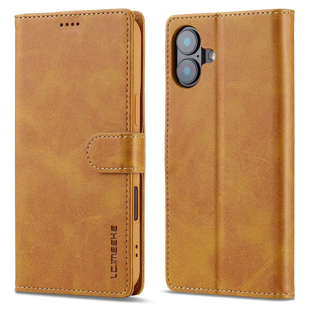 iPhone 16 Plus - LC.IMEEKE Custodia in pelle