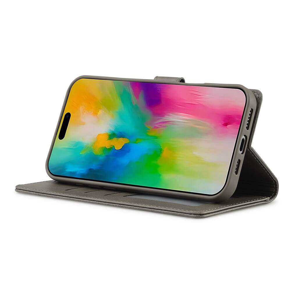 iPhone 16 Pro - LC.IMEEKE Custodia in pelle