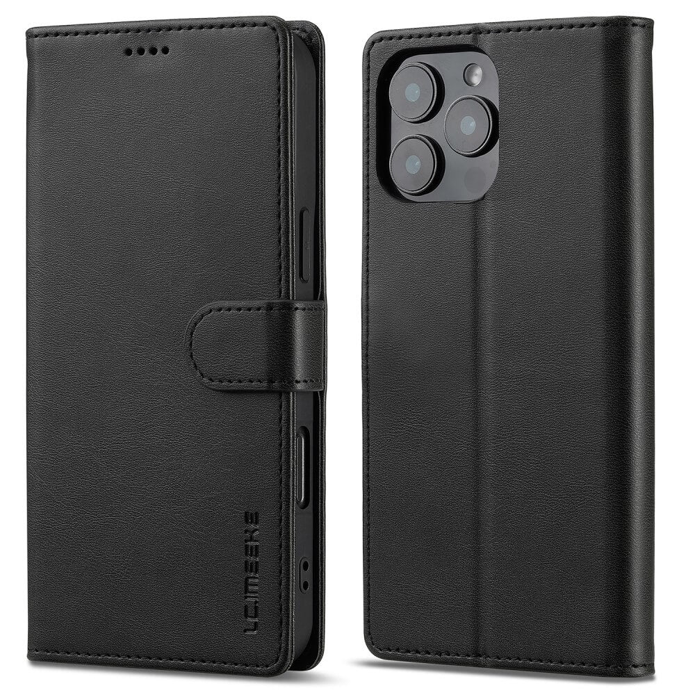 iPhone 16 Pro - LC.IMEEKE Custodia in pelle