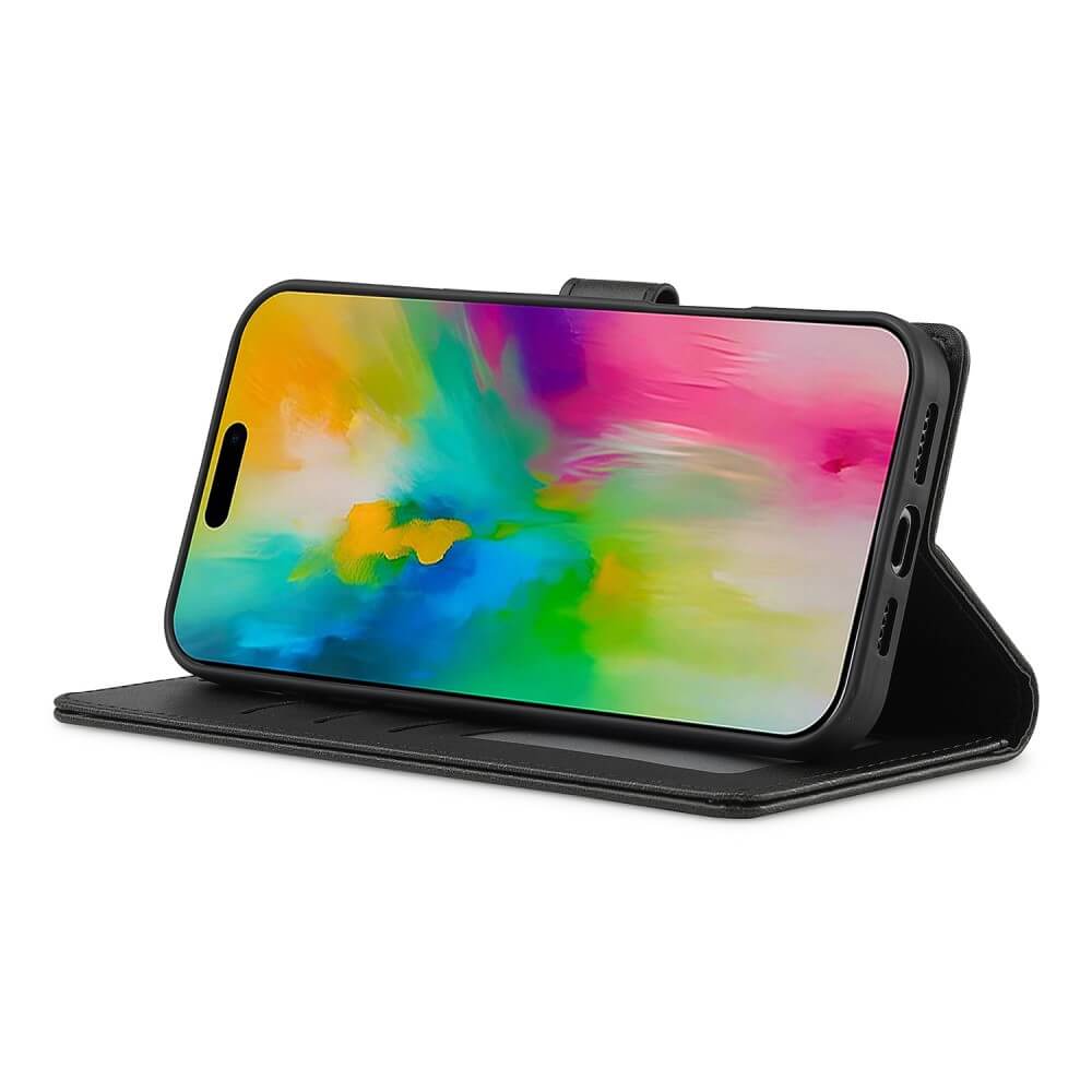 iPhone 16 Pro - LC.IMEEKE Custodia in pelle