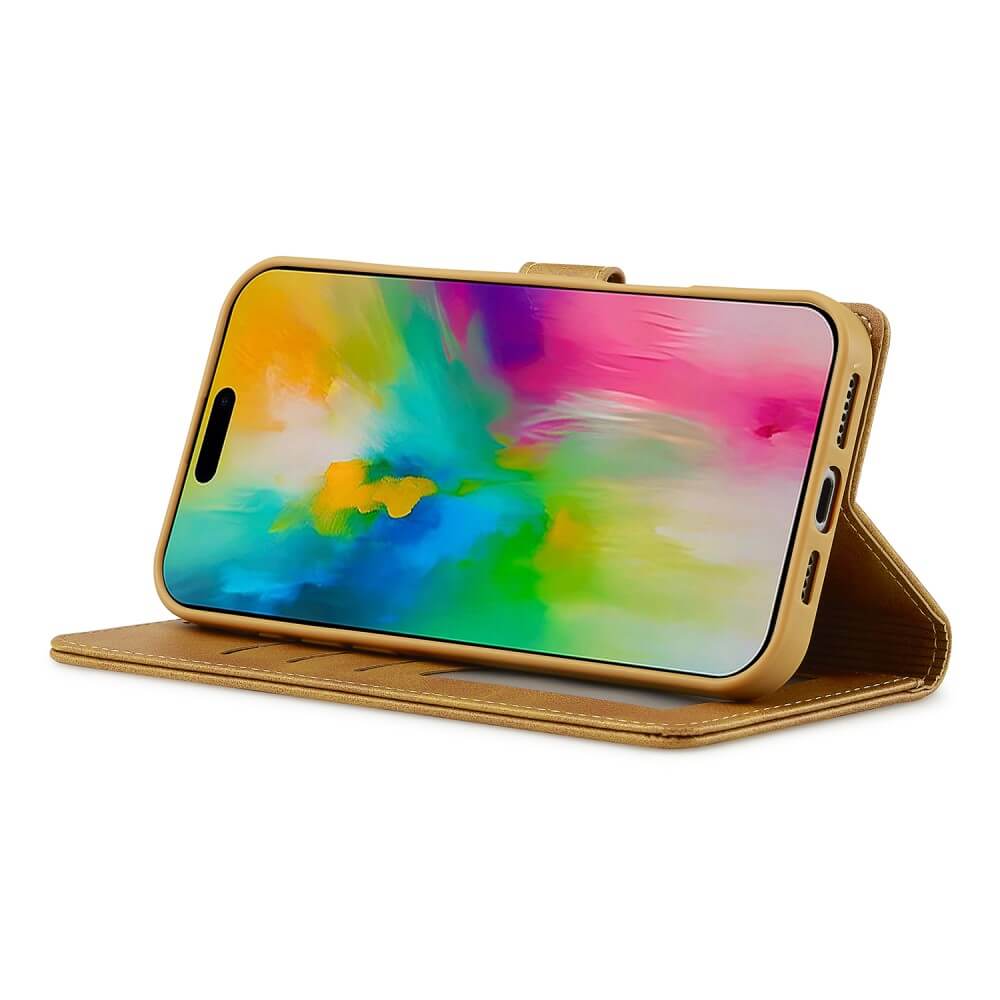 iPhone 16 Pro - LC.IMEEKE Custodia in pelle