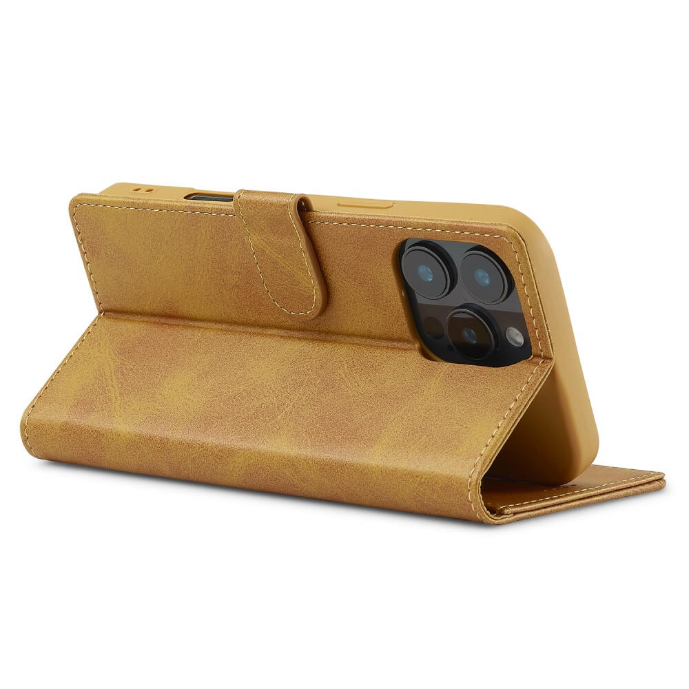 iPhone 16 Pro - LC.IMEEKE Custodia in pelle