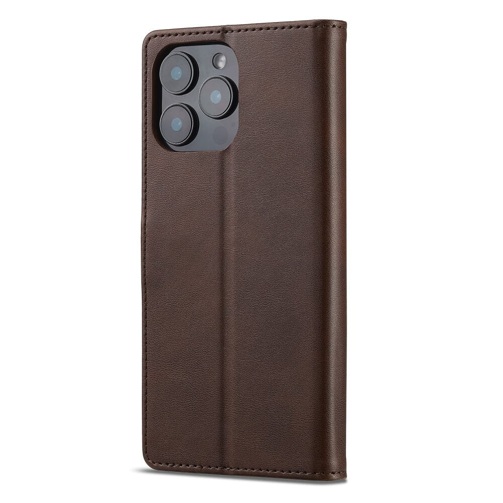 iPhone 16 Pro - LC.IMEEKE Custodia in pelle