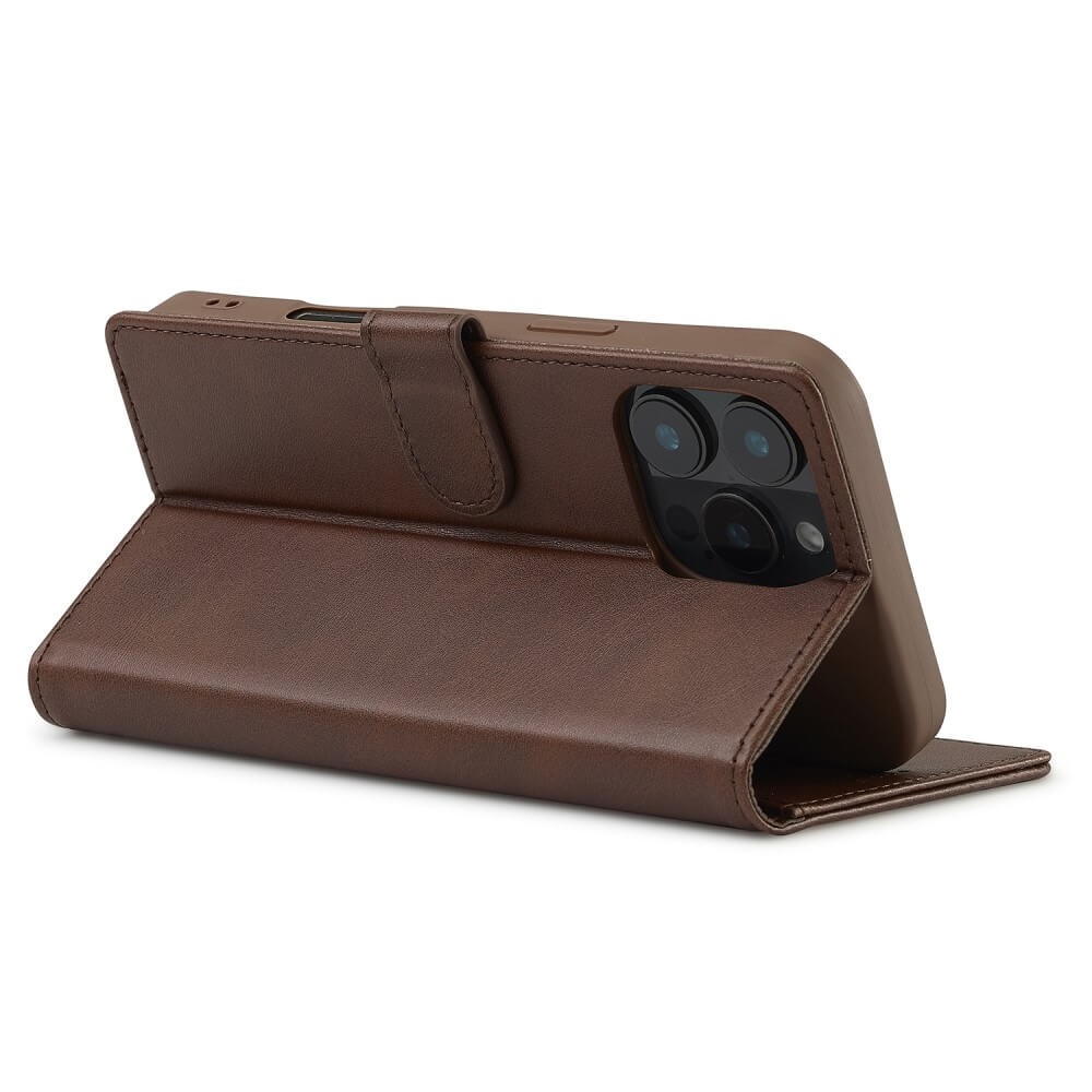 iPhone 16 Pro - LC.IMEEKE Custodia in pelle