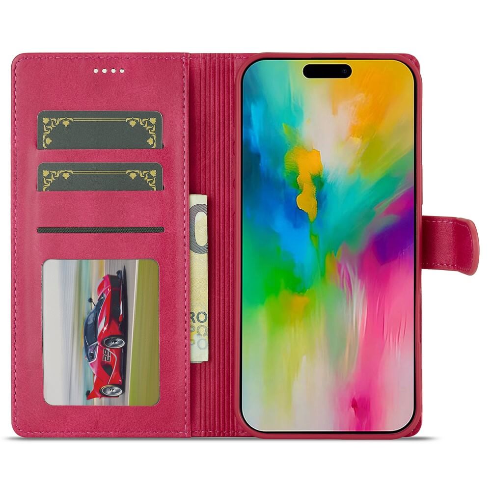 iPhone 16 Pro - LC.IMEEKE Custodia in pelle
