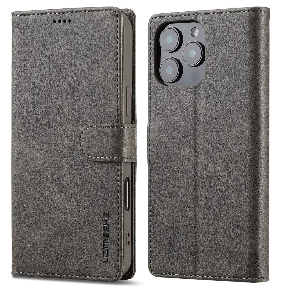 iPhone 16 Pro Max - LC.IMEEKE Custodia in pelle