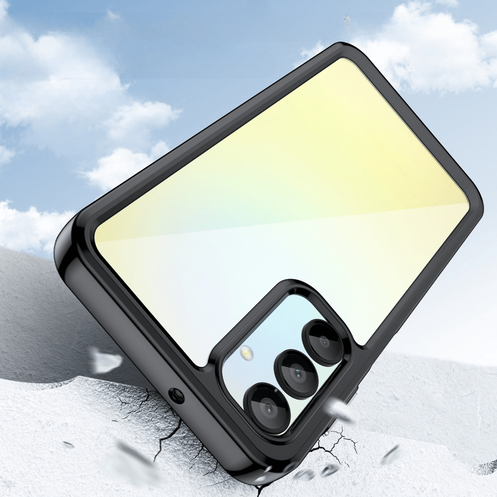 Galaxy A16 - Schützende Acryl-Handyhülle mit erhöhtem Rand