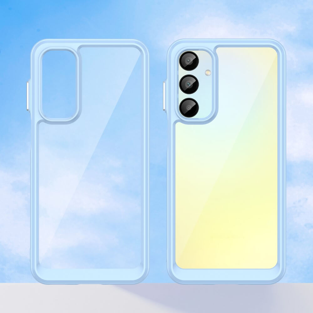 Galaxy A16 - Schützende Acryl-Handyhülle mit erhöhtem Rand