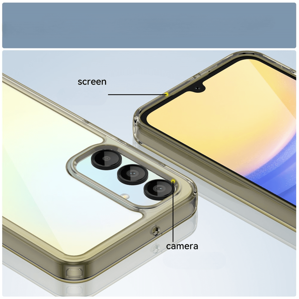 Galaxy A16 - Schützende Acryl-Handyhülle mit erhöhtem Rand