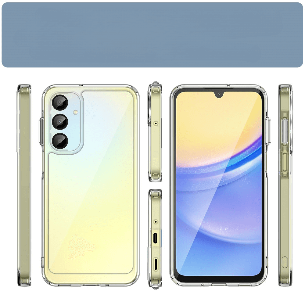 Galaxy A16 - Schützende Acryl-Handyhülle mit erhöhtem Rand