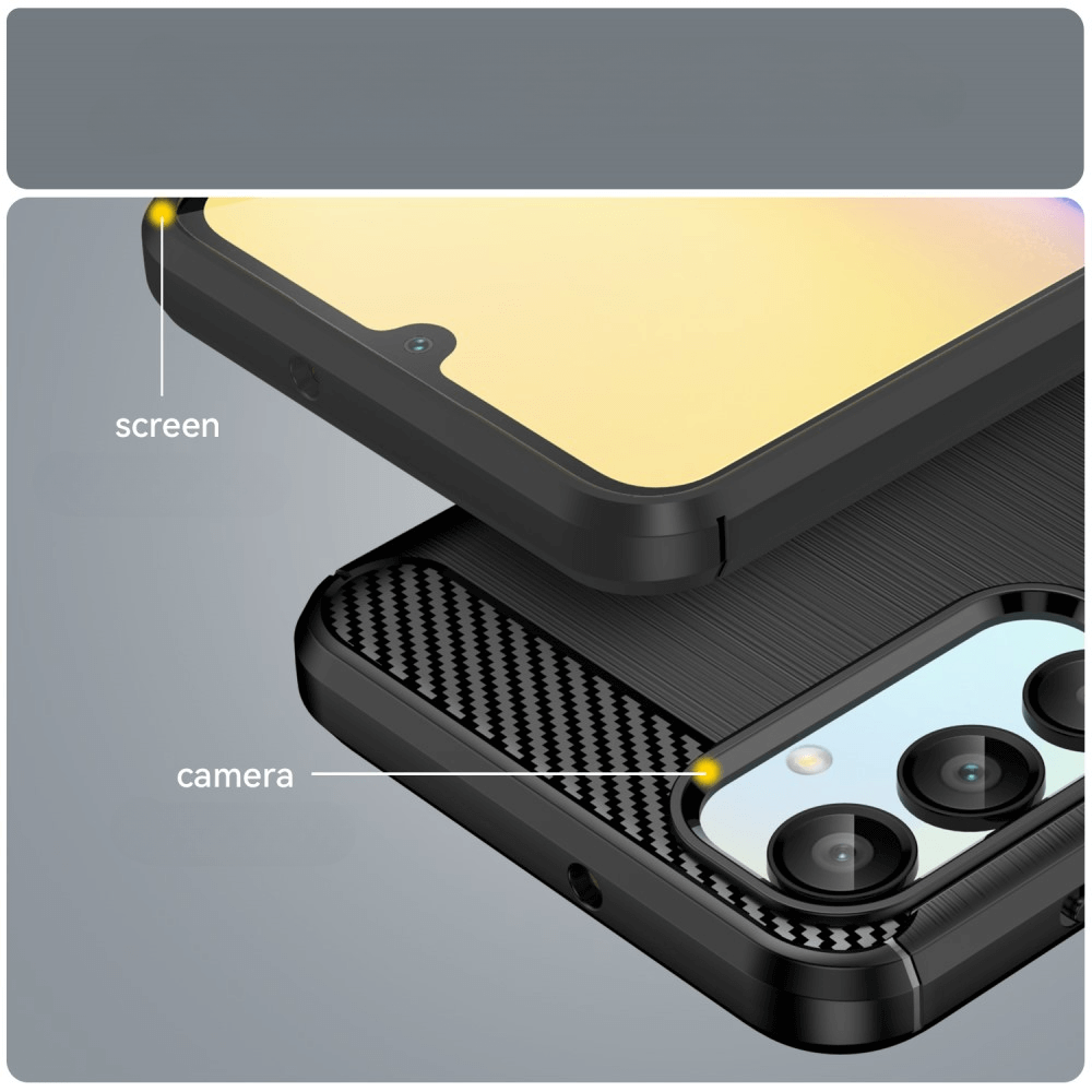 Galaxy A16 - Metall Carbon Look Hülle