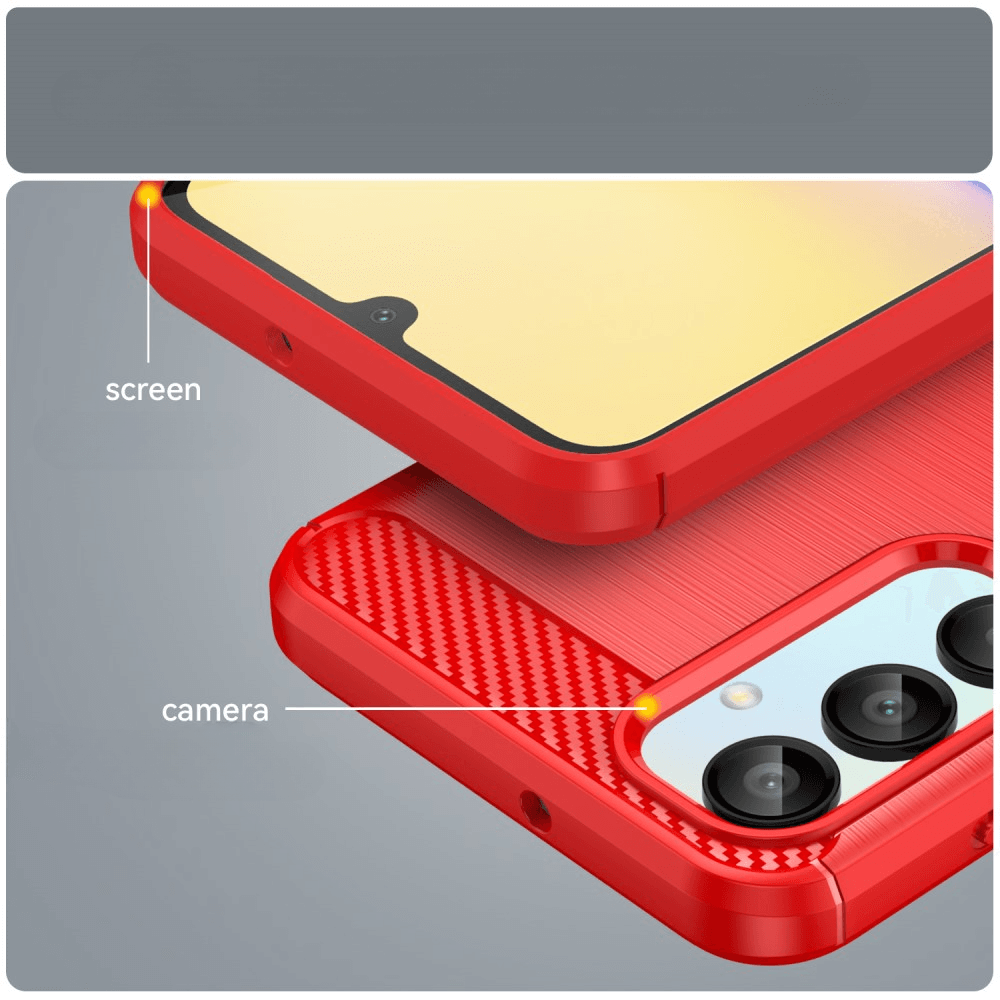 Galaxy A16 - Metall Carbon Look Hülle