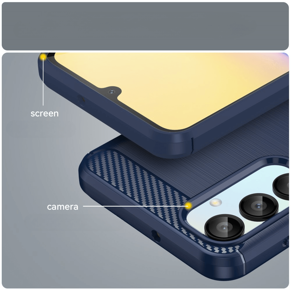 Galaxy A16 - Metall Carbon Look Hülle