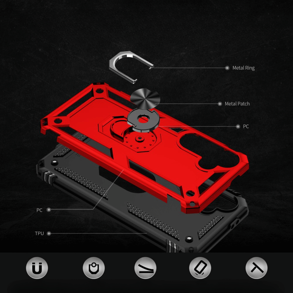 Galaxy S24 FE - Robustes Back Cover mit Kickstand