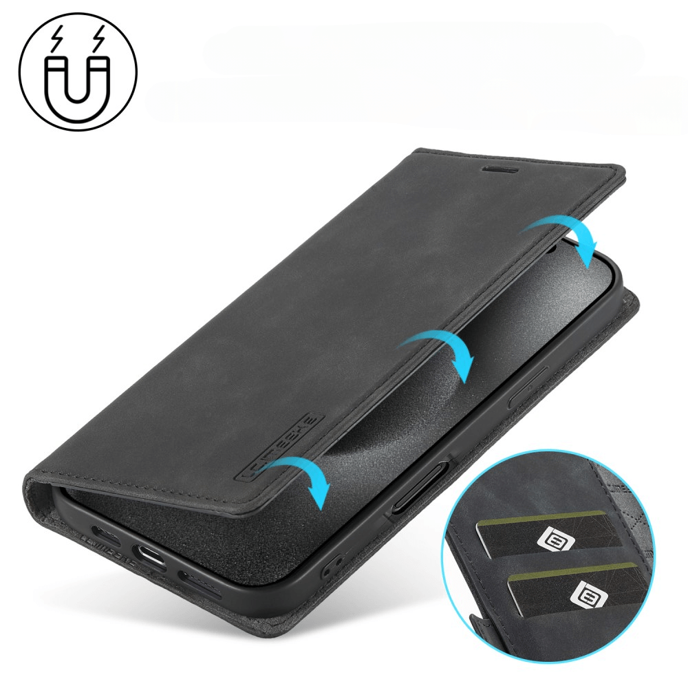 iPhone 16 Pro - LC.IMEEKE Custodia Flip Case Vintage
