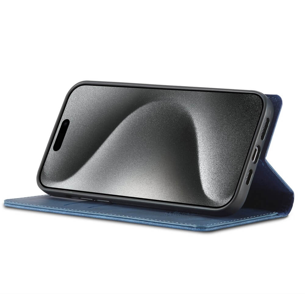 iPhone 16 Pro - LC.IMEEKE Custodia Flip Case Vintage