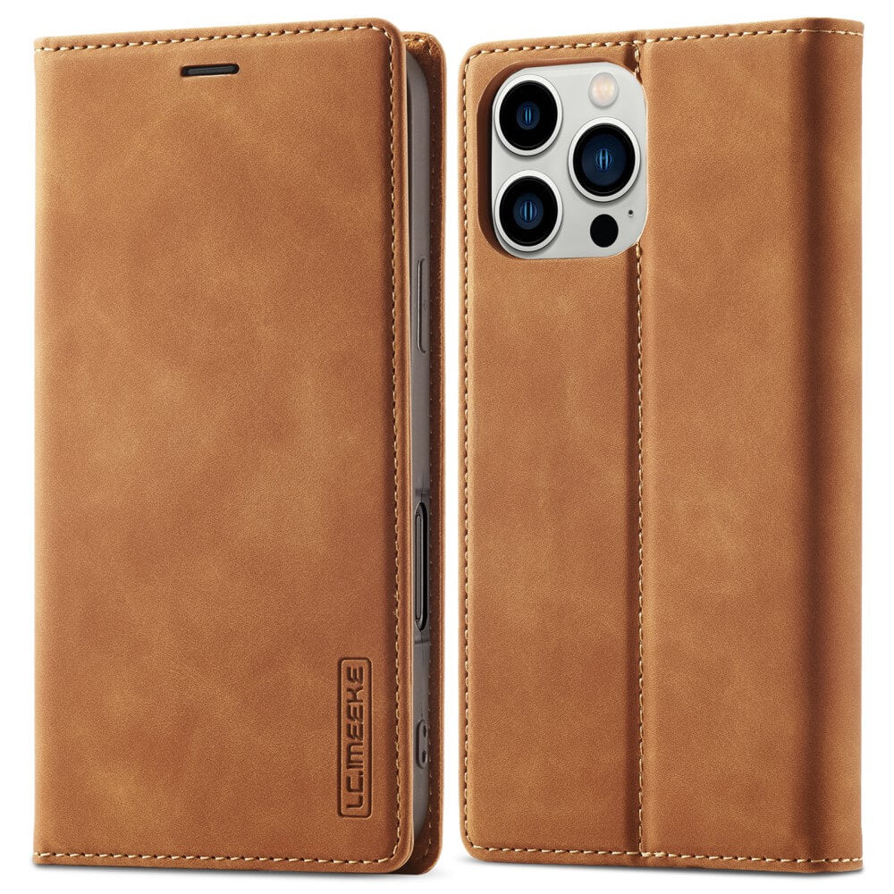 iPhone 16 Pro - LC.IMEEKE Custodia Flip Case Vintage