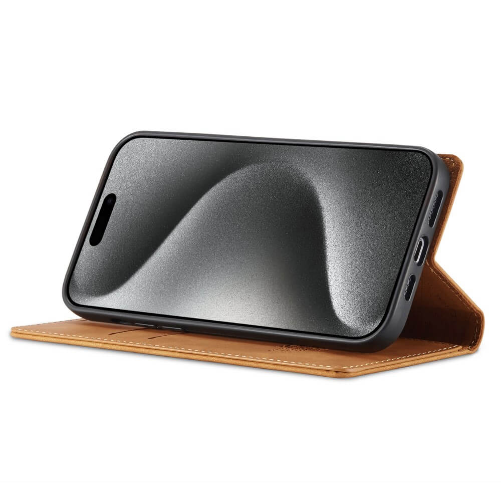 iPhone 16 Pro - LC.IMEEKE Custodia Flip Case Vintage