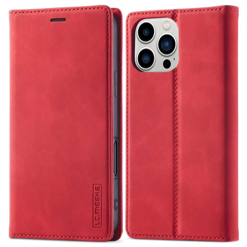 iPhone 16 Pro - LC.IMEEKE Custodia Flip Case Vintage