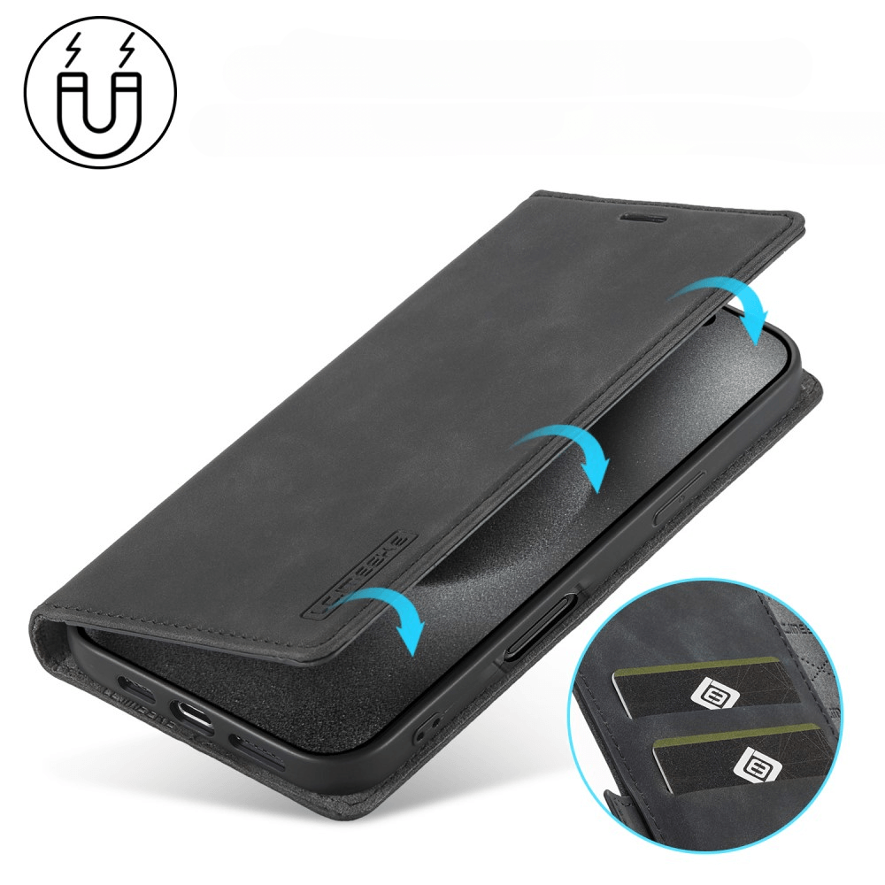 iPhone 16 Pro Max - LC.IMEEKE Custodia Flip Case Vintage