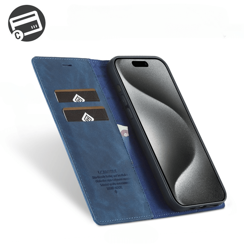 iPhone 16 Pro Max - LC.IMEEKE Custodia Flip Case Vintage