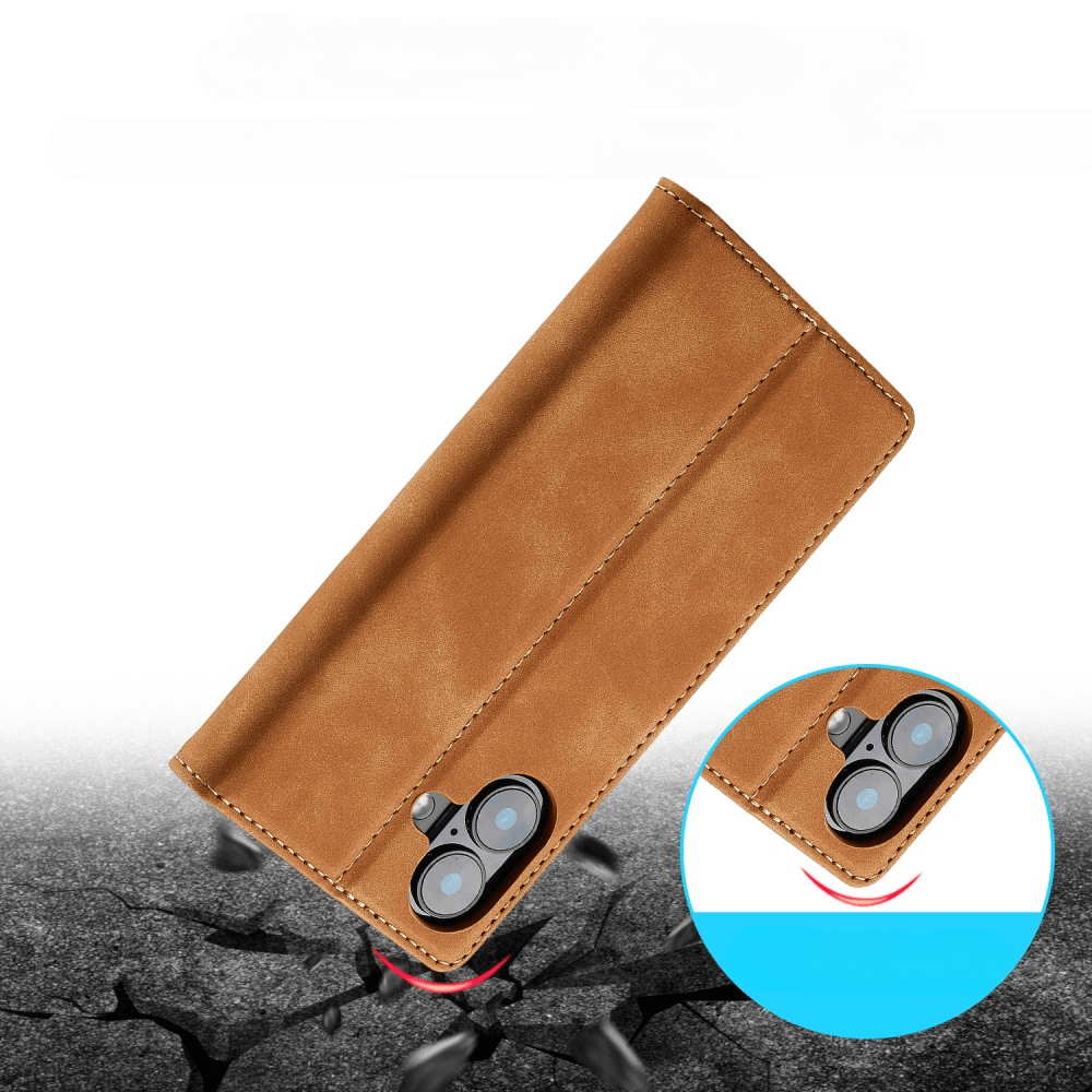 iPhone 16 Plus - LC.IMEEKE Custodia Flip Case Vintage