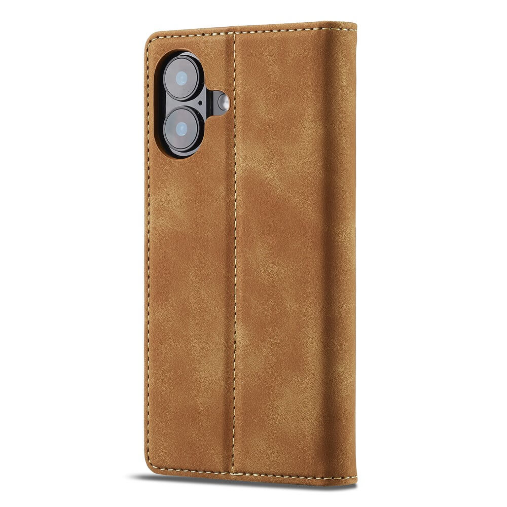 iPhone 16 Plus - LC.IMEEKE Custodia Flip Case Vintage