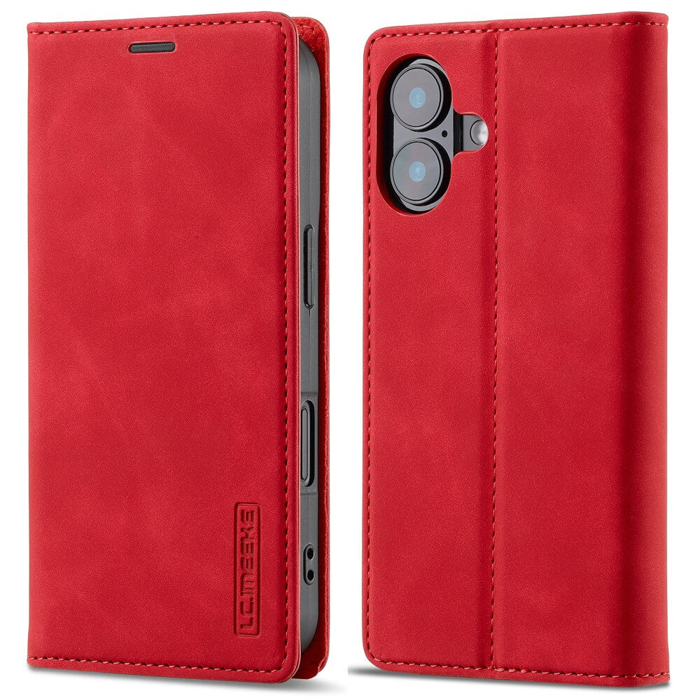 iPhone 16 Plus - LC.IMEEKE Custodia Flip Case Vintage