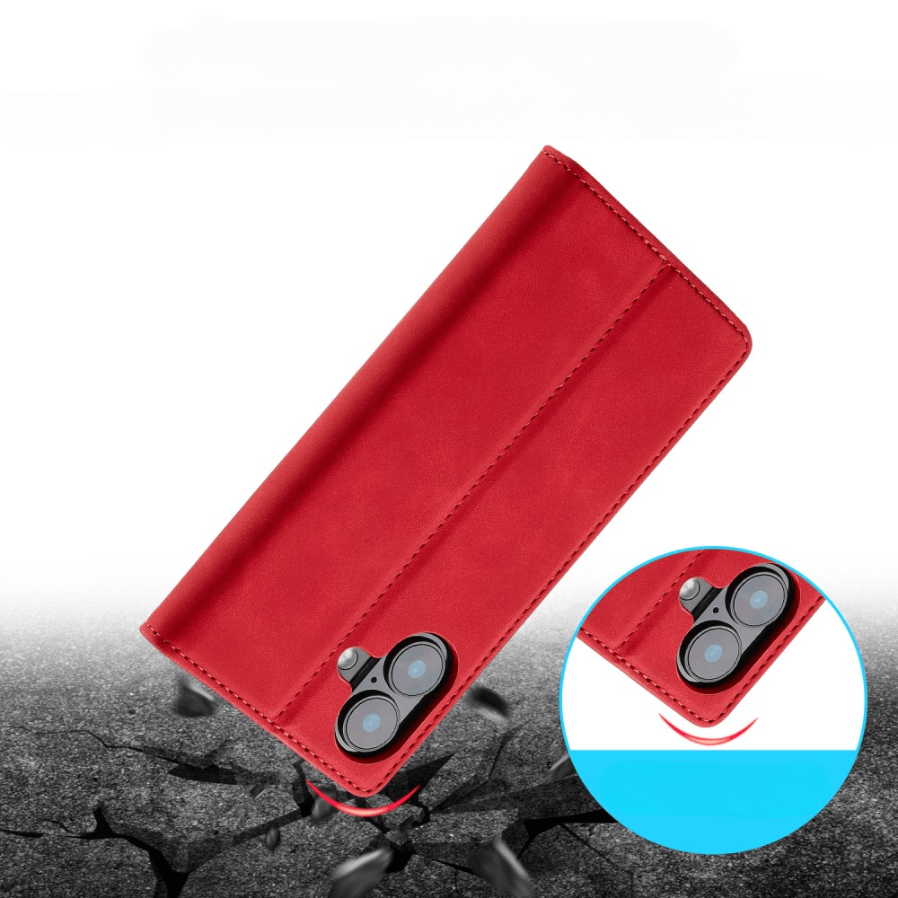iPhone 16 Plus - LC.IMEEKE Custodia Flip Case Vintage