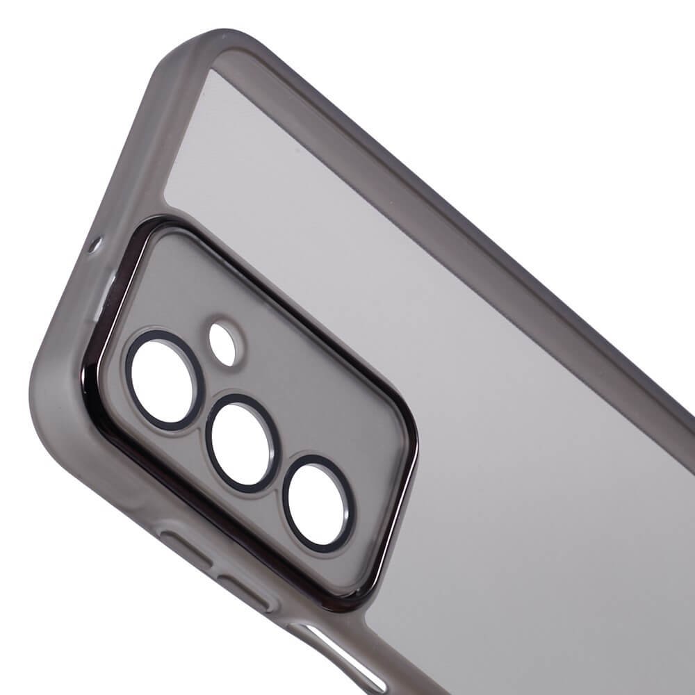 Galaxy A16 - Custodia in gomma con design metallico e protezione della fotocamera