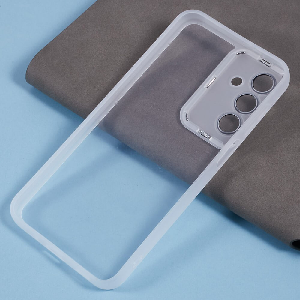 Galaxy A16 - Custodia in gomma con design metallico e protezione della fotocamera