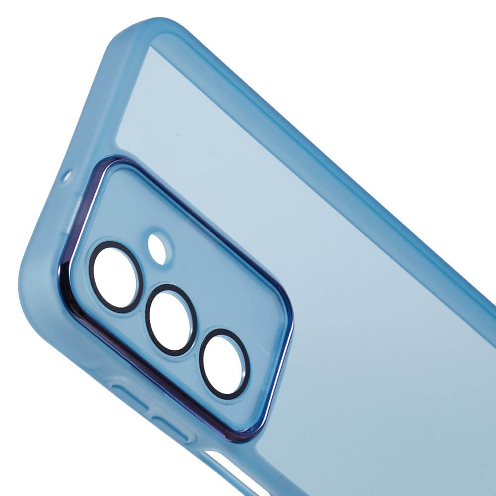 Galaxy A16 - Custodia in gomma con design metallico e protezione della fotocamera