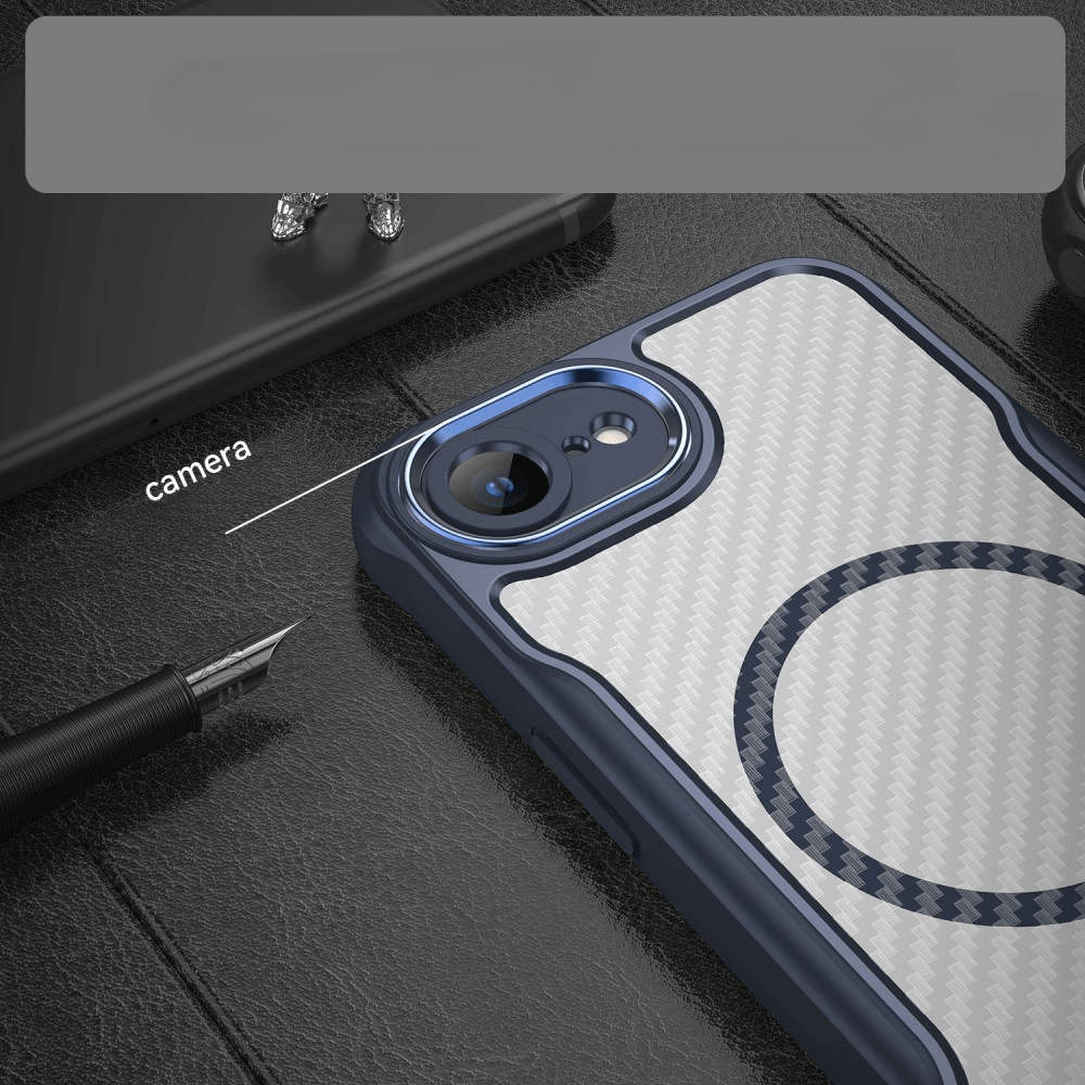 iPhone 16e - Cover protettiva in acrilico con magnete