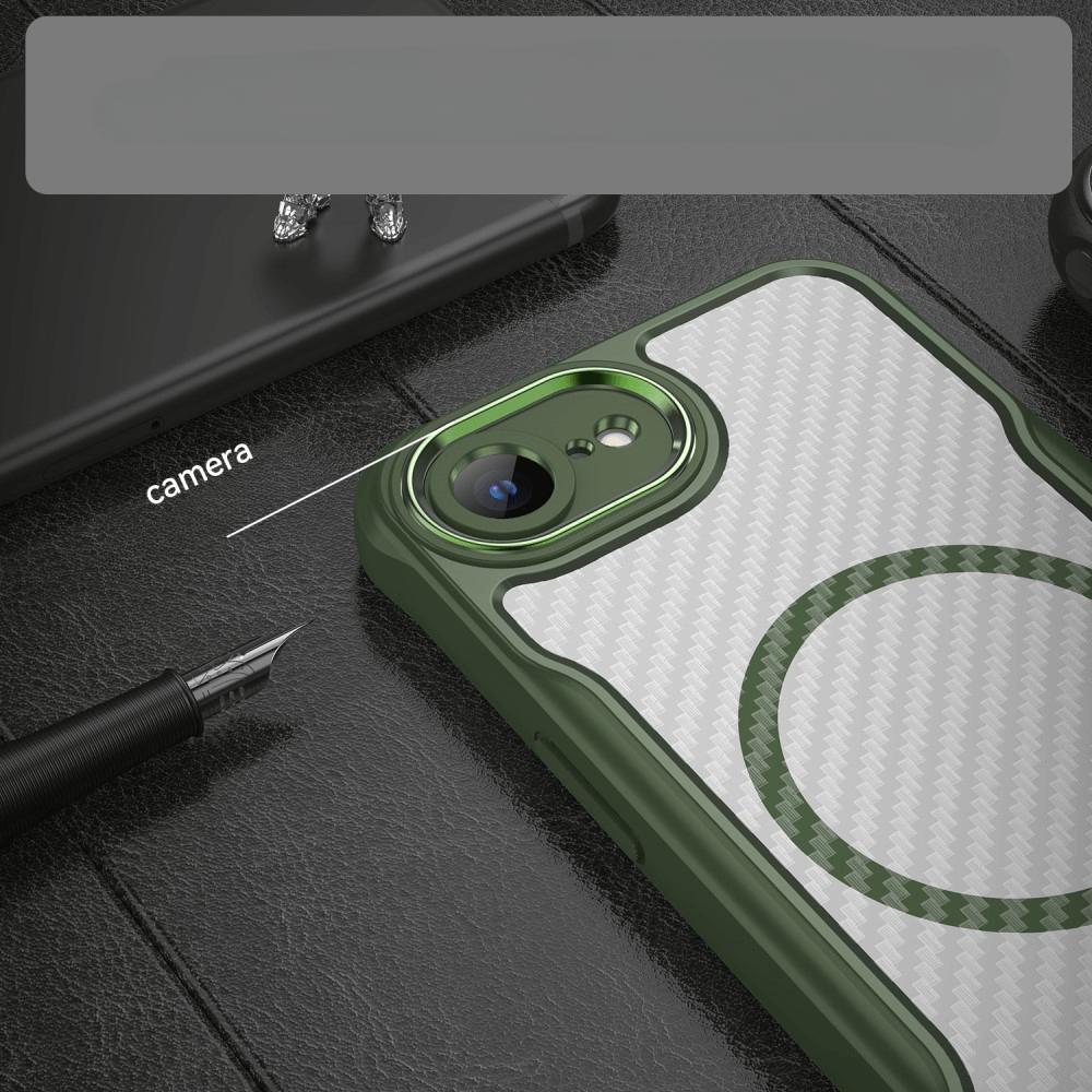 iPhone 16e - Cover protettiva in acrilico con magnete