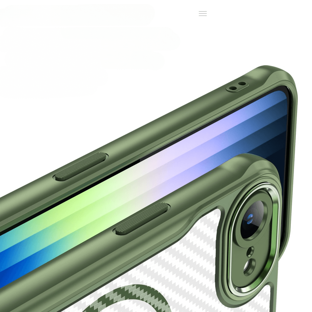 iPhone 16e - Cover protettiva in acrilico con magnete