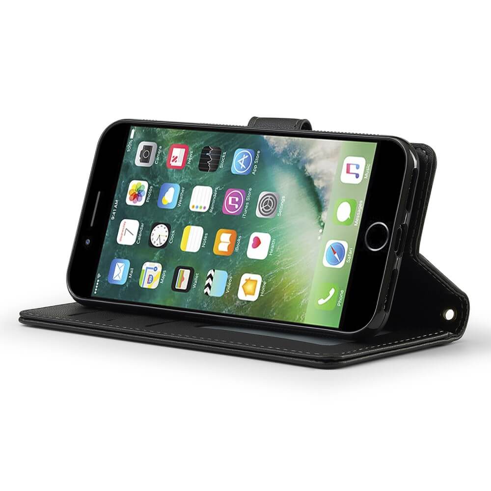 iPhone SE / 8 / 7 - Custodia portafoglio divisibile 2 in 1