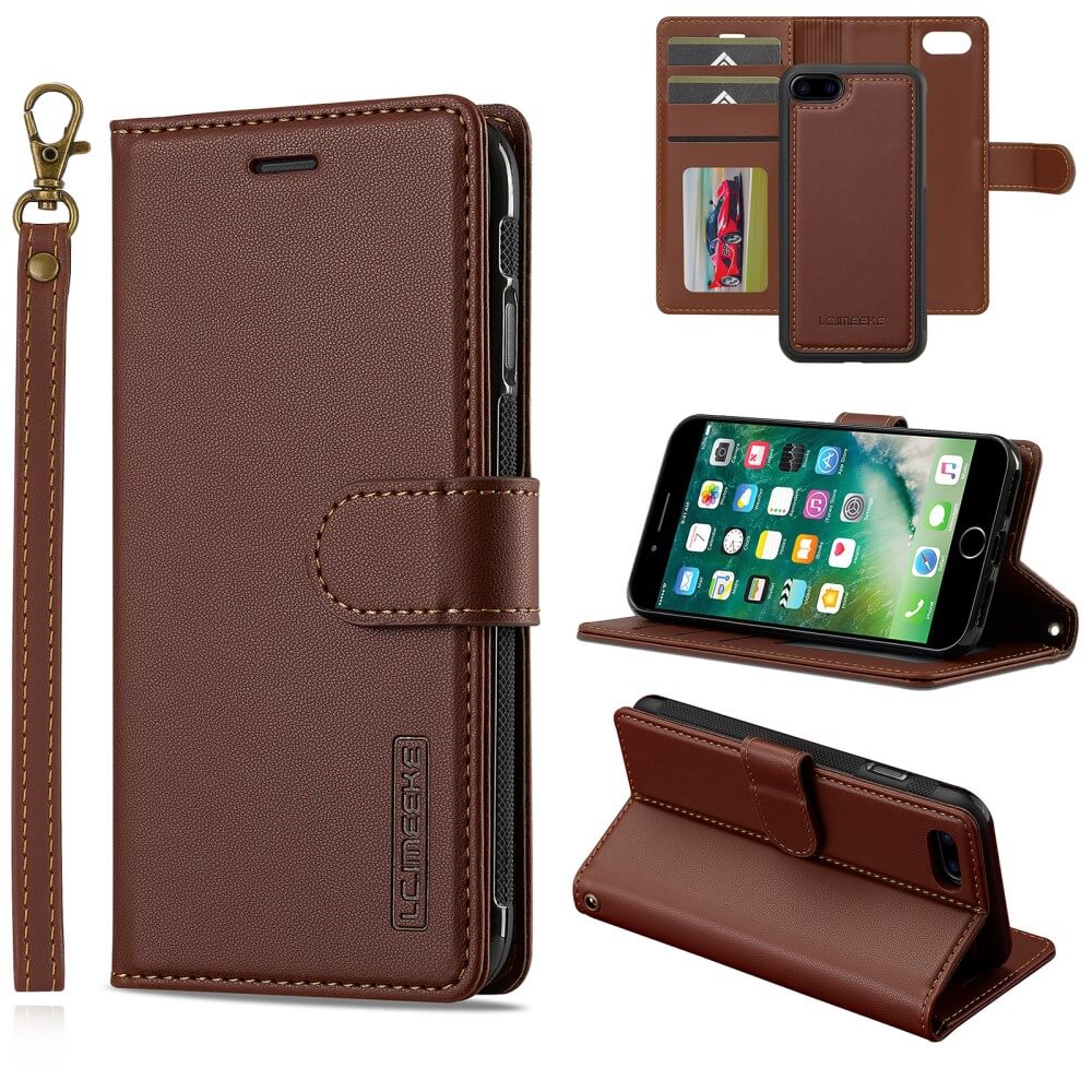 iPhone SE / 8 / 7 - Custodia portafoglio divisibile 2 in 1