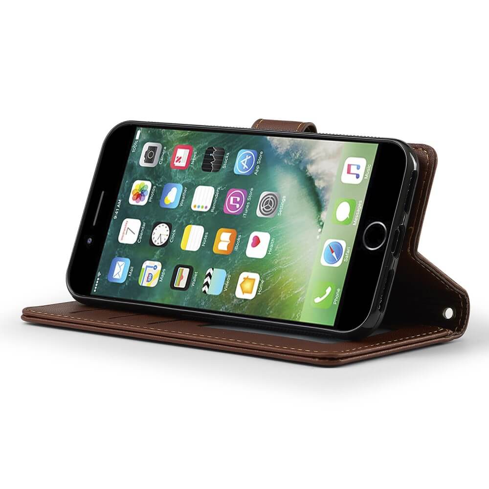 iPhone SE / 8 / 7 - Custodia portafoglio divisibile 2 in 1