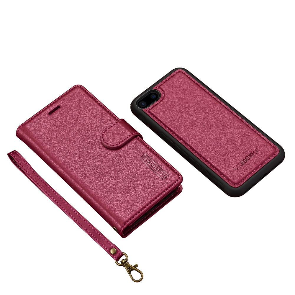 iPhone SE / 8 / 7 - Custodia portafoglio divisibile 2 in 1