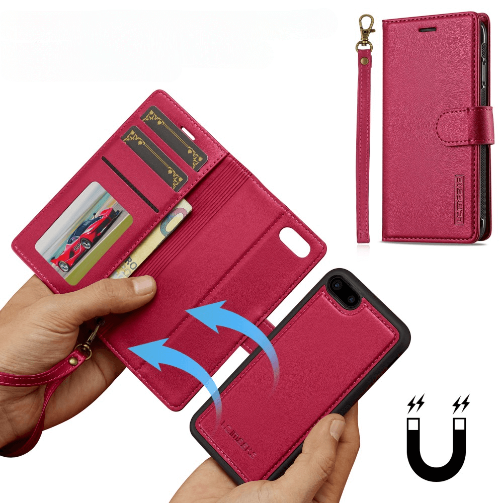 iPhone SE / 8 / 7 - Custodia portafoglio divisibile 2 in 1