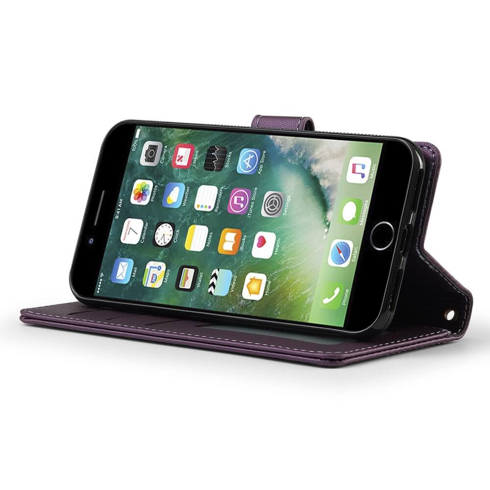 iPhone SE / 8 / 7 - Custodia portafoglio divisibile 2 in 1