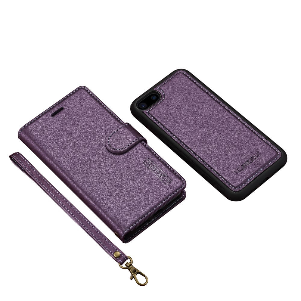 iPhone SE / 8 / 7 - Custodia portafoglio divisibile 2 in 1