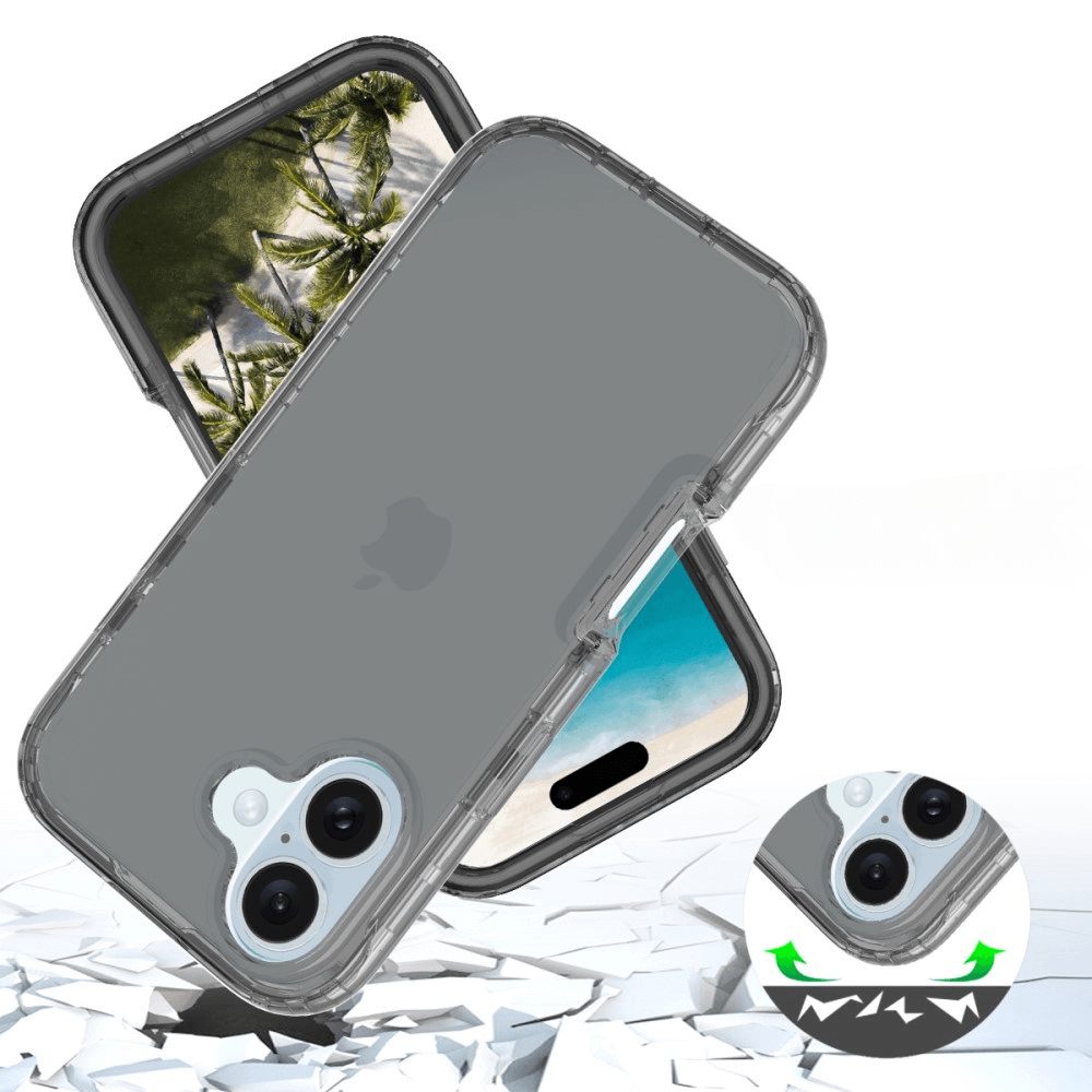 iPhone 16 Plus - Stossfeste Hybrid Handyhülle