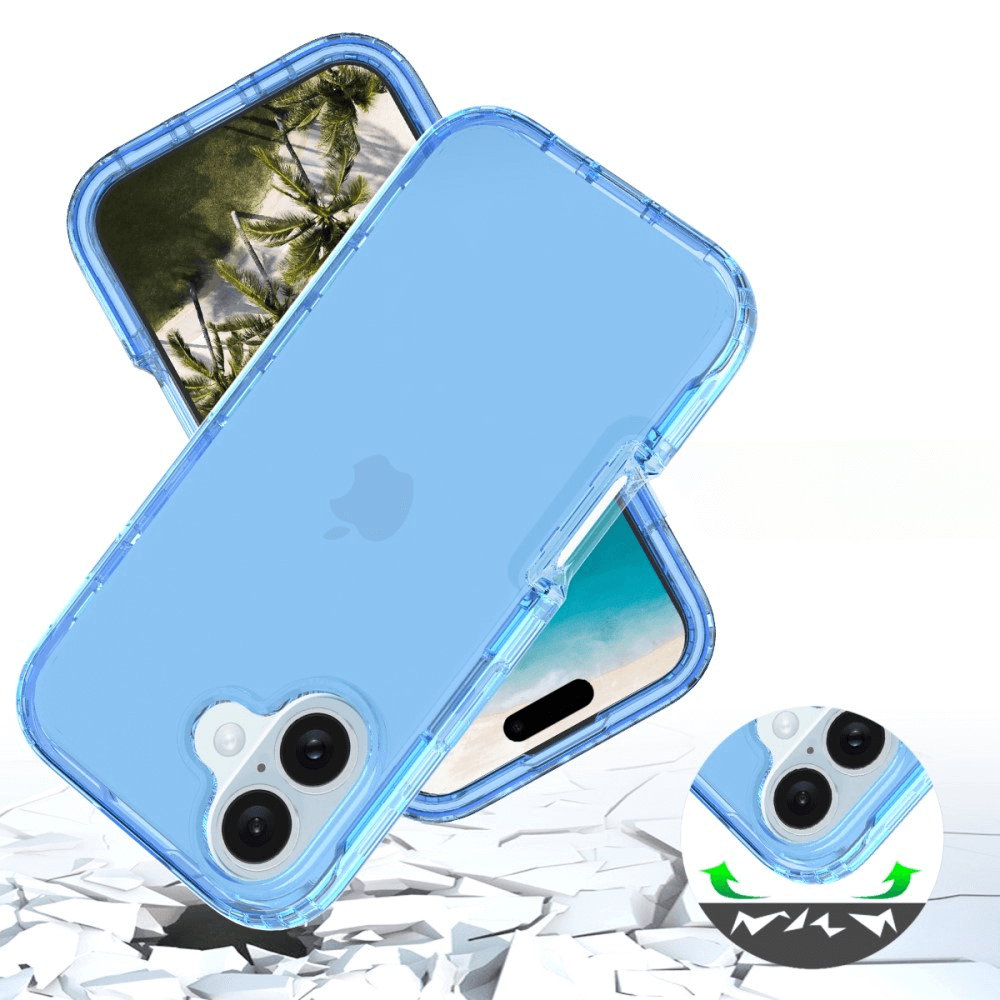 iPhone 16 Plus - Stossfeste Hybrid Handyhülle
